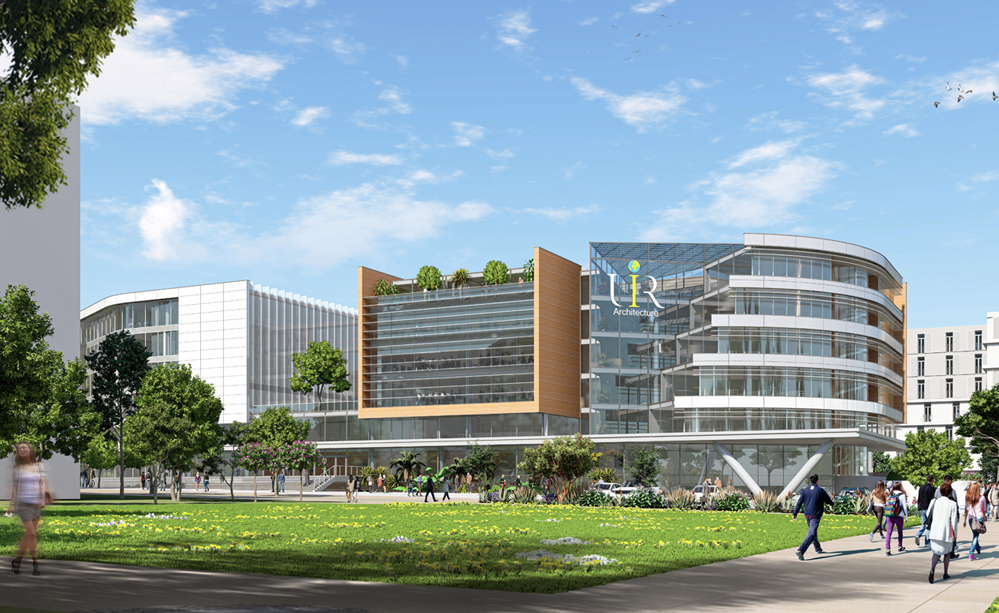 Bâtiment d’Enseignement et Cité Universitaire sur le Campus UIR